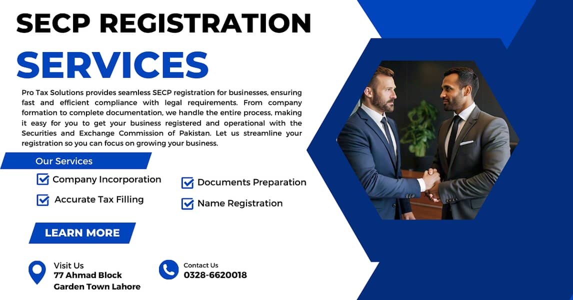 Company Registration Services Available in Lahore 0