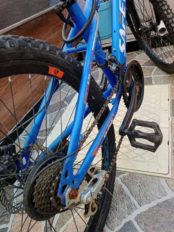 blue colour bicycle for sale 3