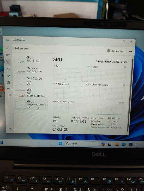 Dell 7390 i5, 8th Gen 6