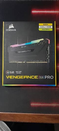 Corsair Vengeance RGB Pro 16GB (2x8) DDR4 3600MHz C18 Rams