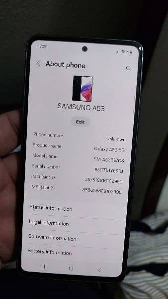 Samsung A53  8GB/128GB 1