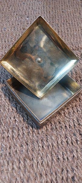 Antique brass box, indian made. 2