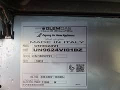 GlemGas Electric Oven and Stove  Model UN9624VI 0