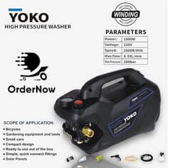 Yoko High Pressure Washer 1800 Watt 200 Bar Discount Offer