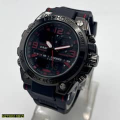 Casio G-Shock Style Watch – Modern Black Design, Waterproof with Durab