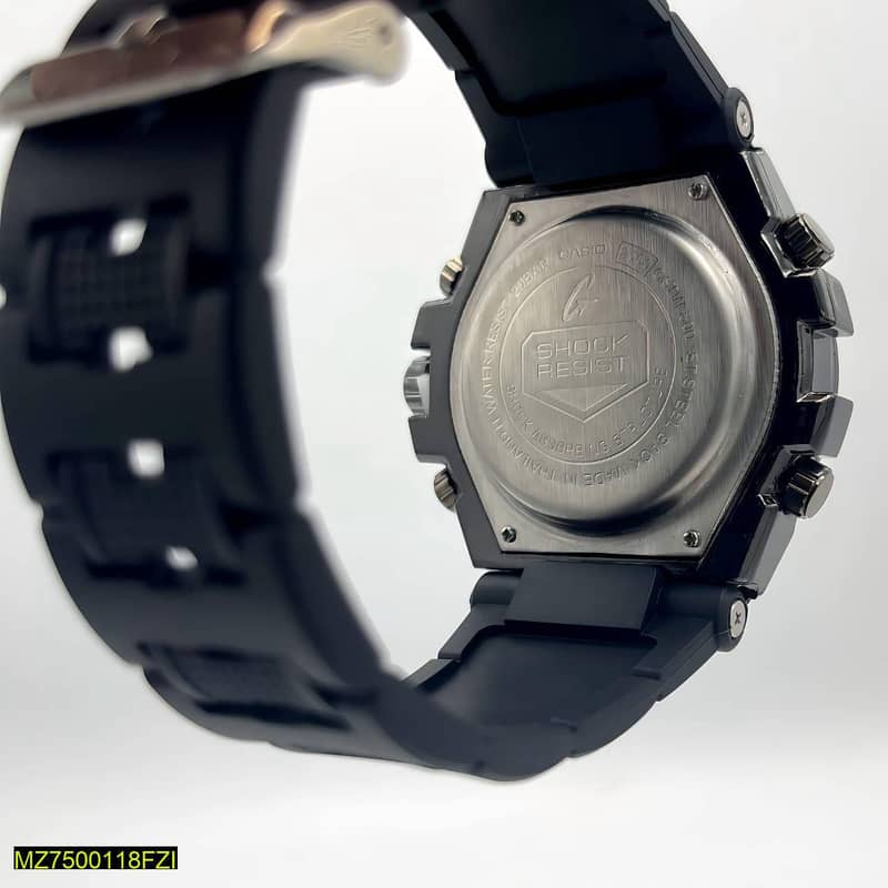 Casio G-Shock Style Watch – Modern Black Design, Waterproof with Durab 1