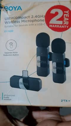 Boya wireless microphone