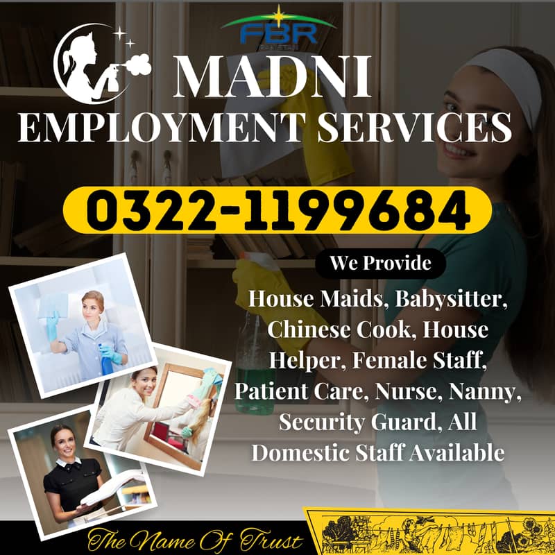 Maids / House Maids / cook / house chef / Baby Sitter maid available 0