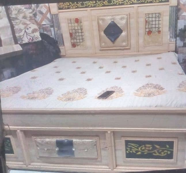 Bed with mattress for sale 1