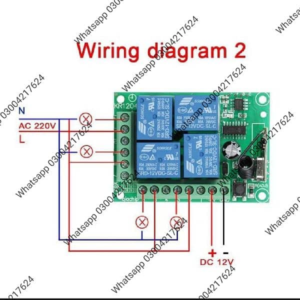 433 Mhz RF 4CH EV1527 Car Learning Code Remote Control Wireless 3