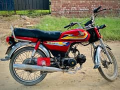 Honda CD 70 2021 with Good condition Urgent Sale 03021439149