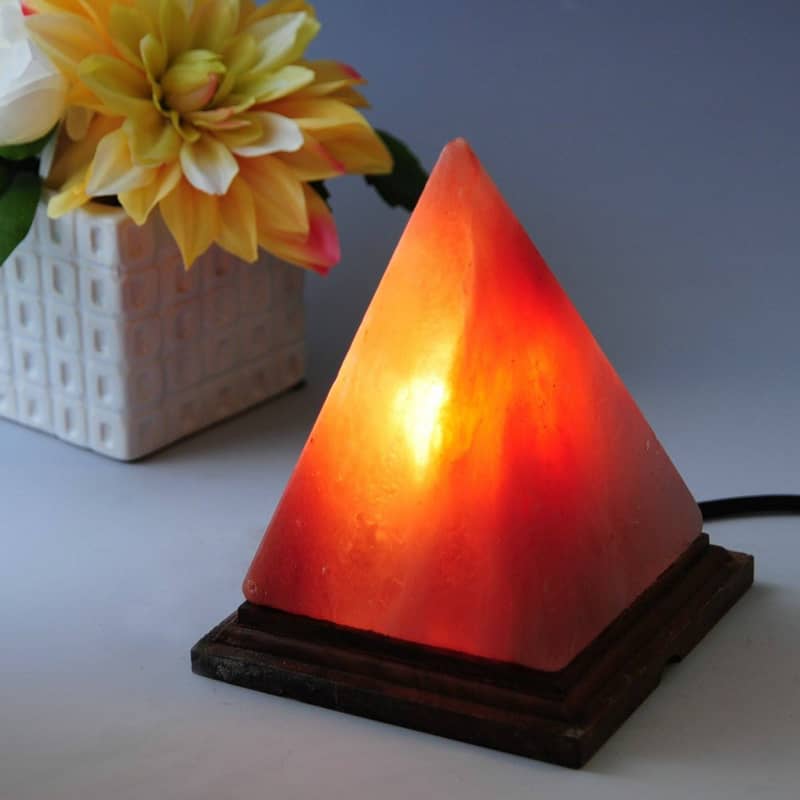 Himalayan salt lamp pink color customised shape and natural shape 1