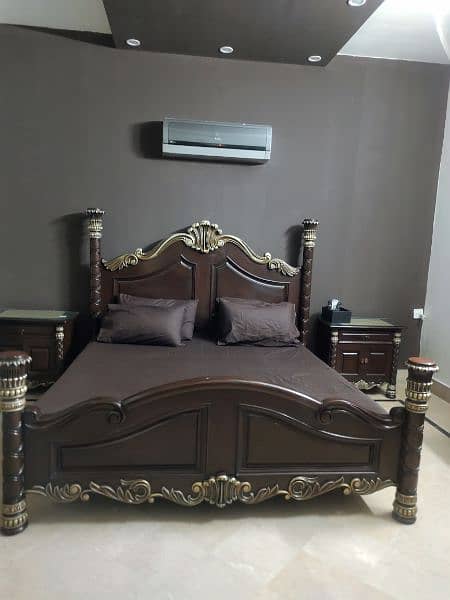 wooden bed/ king size bed/ bed set / bridal bed 1