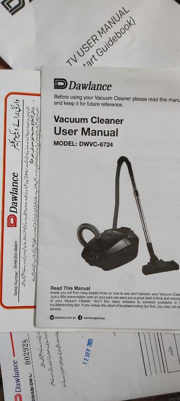 Dawlance vacuum cleaner 3