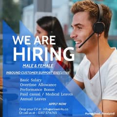 Hiring Inbound Customer Support Executives