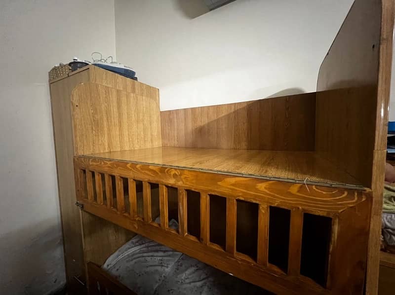 Solid wooden bunk bed for sale 2