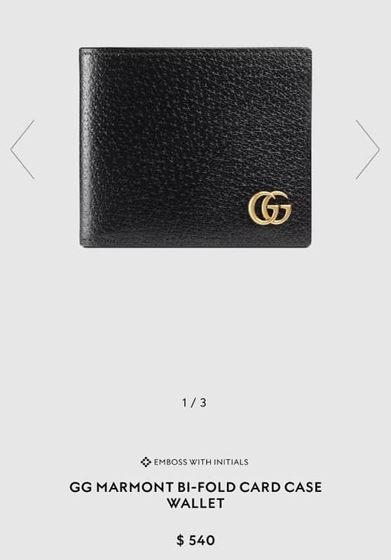 Gucci GG MARMONT BI-FOLD CARD CASE WALLET 4