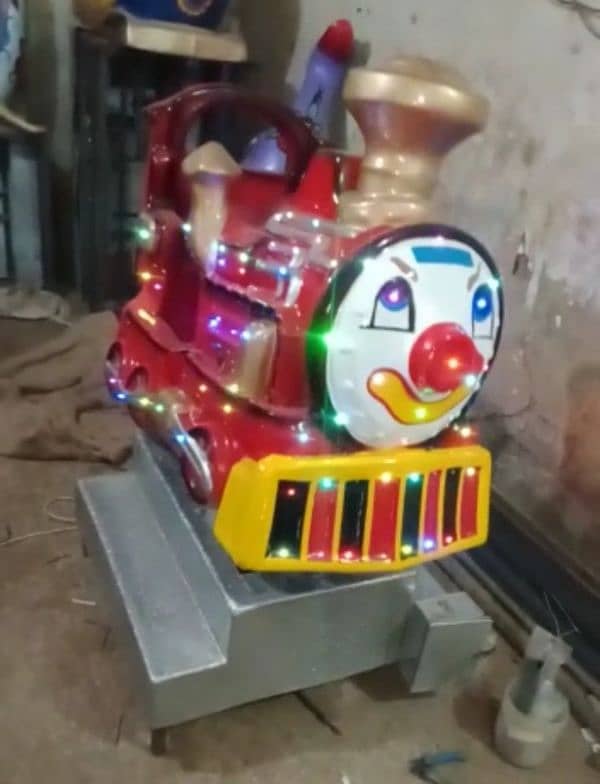 Token Coin 03152535497 Oprated kid Ride indor swing Joyland ٹوکن جھولے 11