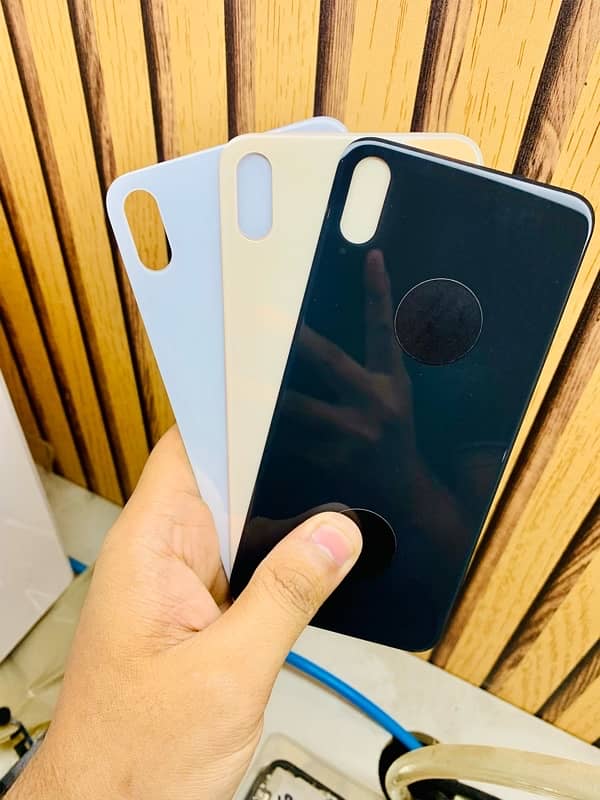 iphone x to 15 pro max original back glass 13