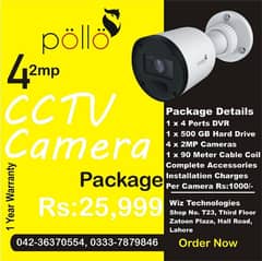 4 Cameras Package (Always Buy Original Products)