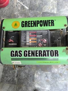 Green power generator 5500cc in excellent condition