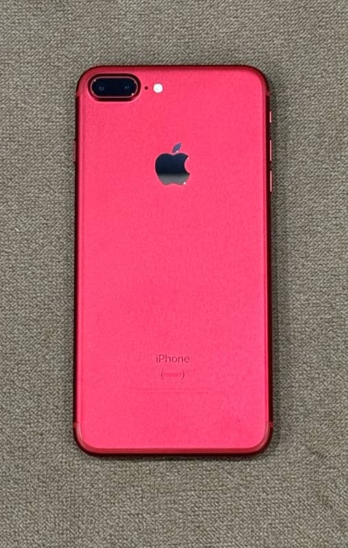 iPhone 7Plus Product Red PTA approved with original box & accessories 2