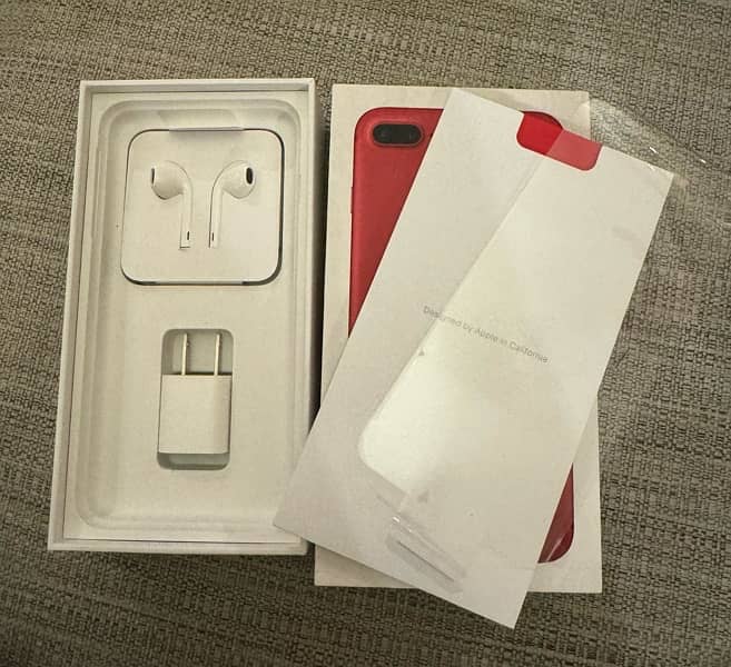 iPhone 7Plus Product Red PTA approved with original box & accessories 5