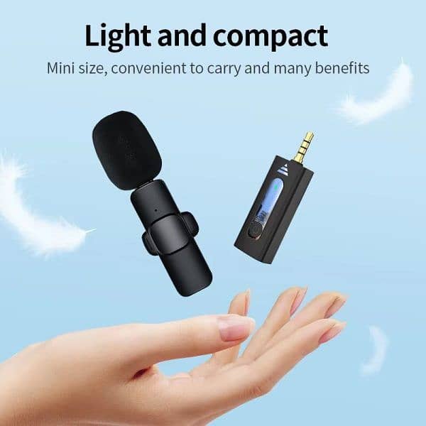 Ultimate K35 Professional Wireless Collar Microphone for Vlogging 3