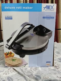 Anex roti maker in warranty for sale,model AG 2029