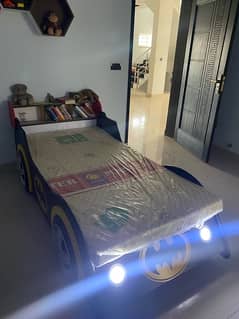 Kids Car Bed | Kids Car Bed with Mattress | Kids Batman Car Bed