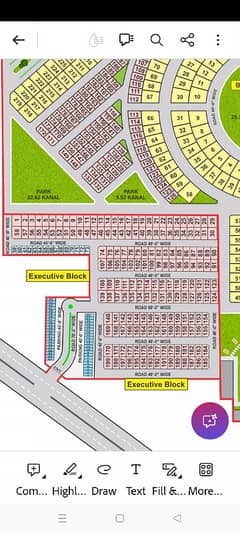 10 marla residential plot A executive block citi housing