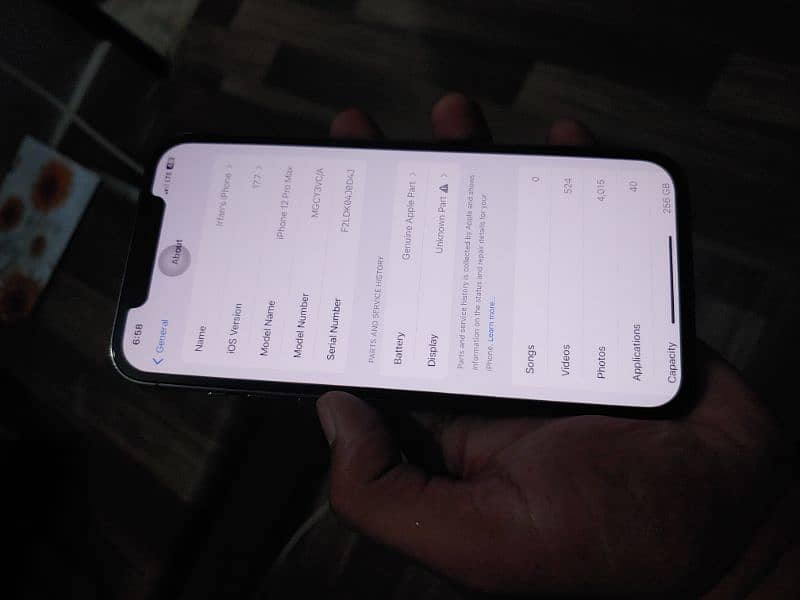 I phone 12 pro max non pta 256 gb 03111401405 3