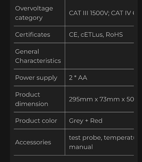 UNI-T UT219PV Clamp Meter for Professional Solar Installers 10