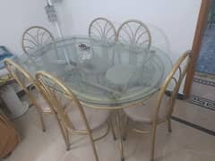 Dinning table with 6 chairs