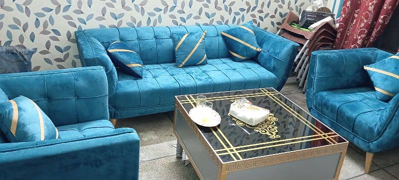 sofa set | Wooden sofa | Velvet sofa | Luxury sofa  | 6 sofa  |modren 4