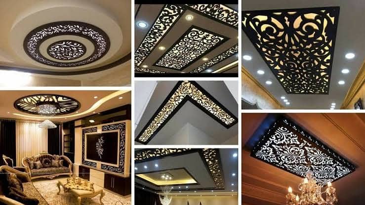 Cnc CEILINGS WITH CUSTOM SIZES AND DESIGN ISLAMABAD RAWALPINDI 9