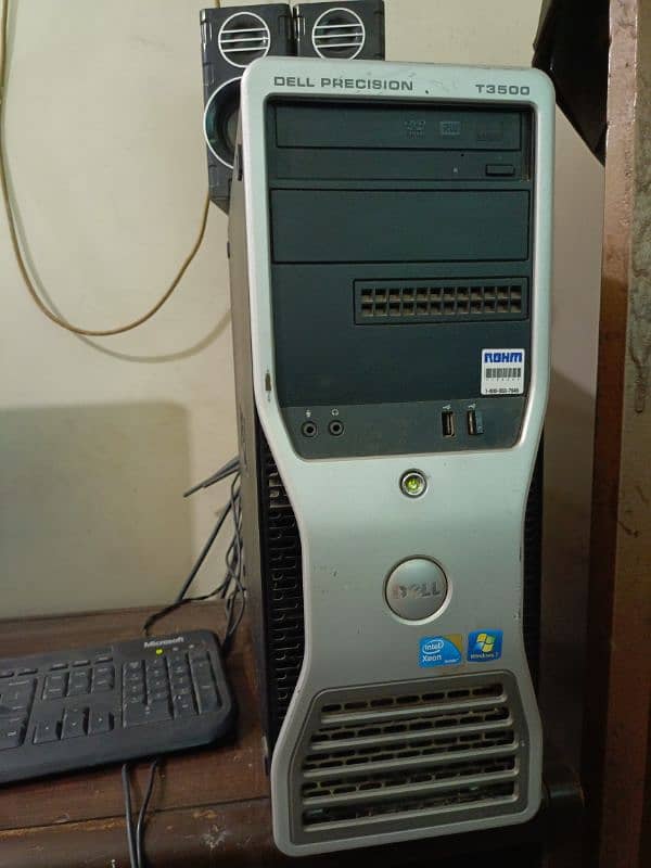 dell t3500 workstation gaming pc with rx 560 4gb sapphire 6