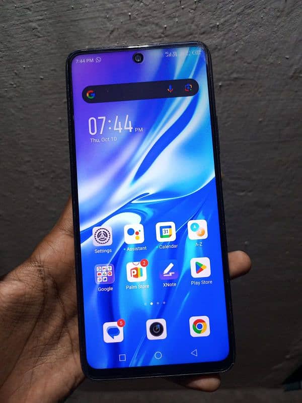 Infinix note 10 with box 6 128 10by 10 urgent sale 1