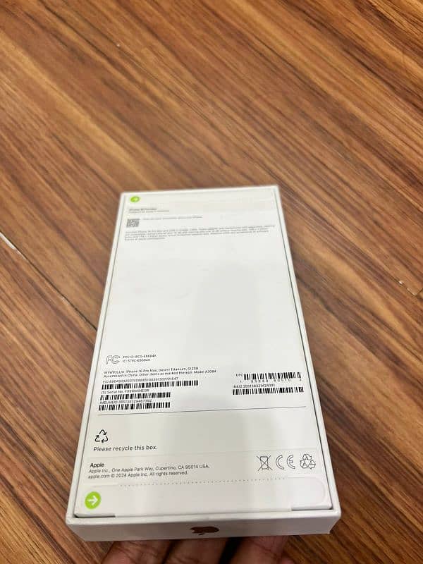 Iphone 16 Pro Max 512GB LLA Box Pack 6