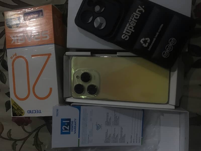 Tecno spark 20 pro 16/256gb 8 months warranty available 2