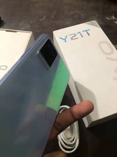 Vivo Y21T for urgent sale with box pack 03216171455 Whastapp 0