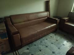 Imported Leather Sofa Set