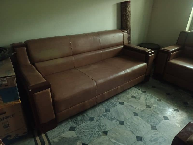 Imported Leather Sofa Set 0