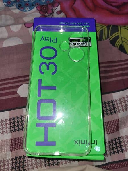 Infinix Hot 30 play ram 4+4=8/ 64 03302351617 5