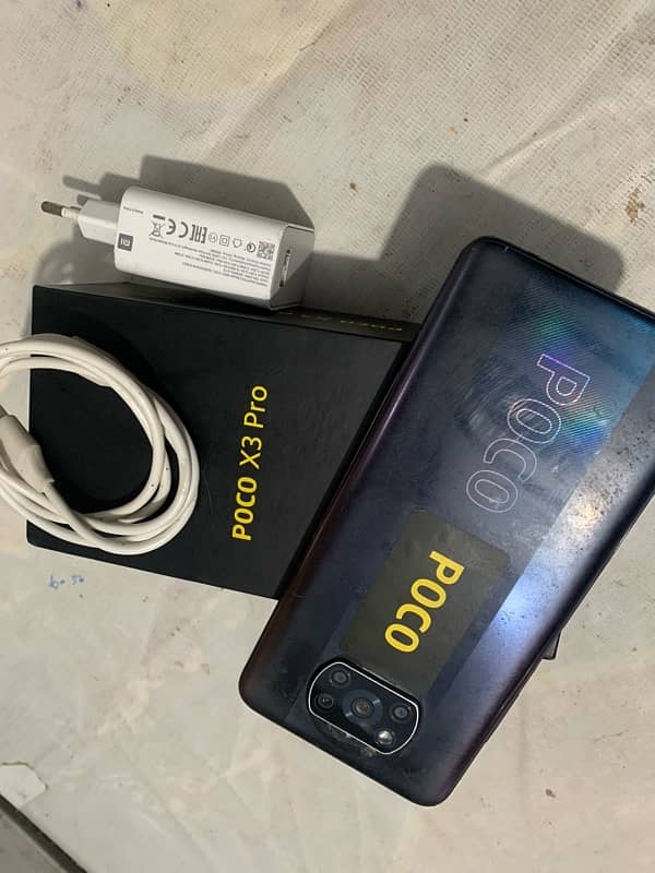 Pocco x3 Pro 8/256 With full box orignal charger snapdragon 865+ 3