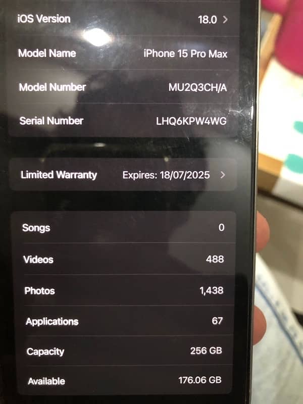 iPhone 15 pro max 256GB non pta 1