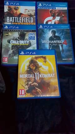 Ps 4PS 4 Fat 500 GB With 2 original controller  6 CD's