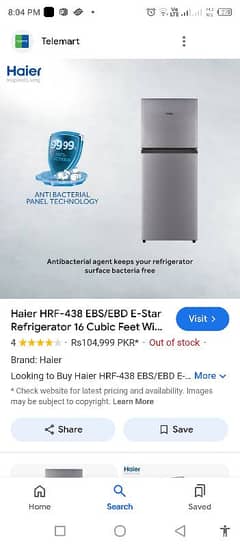 Haier full size fridge available