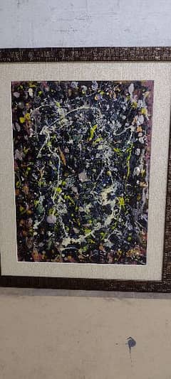 abstract with frame