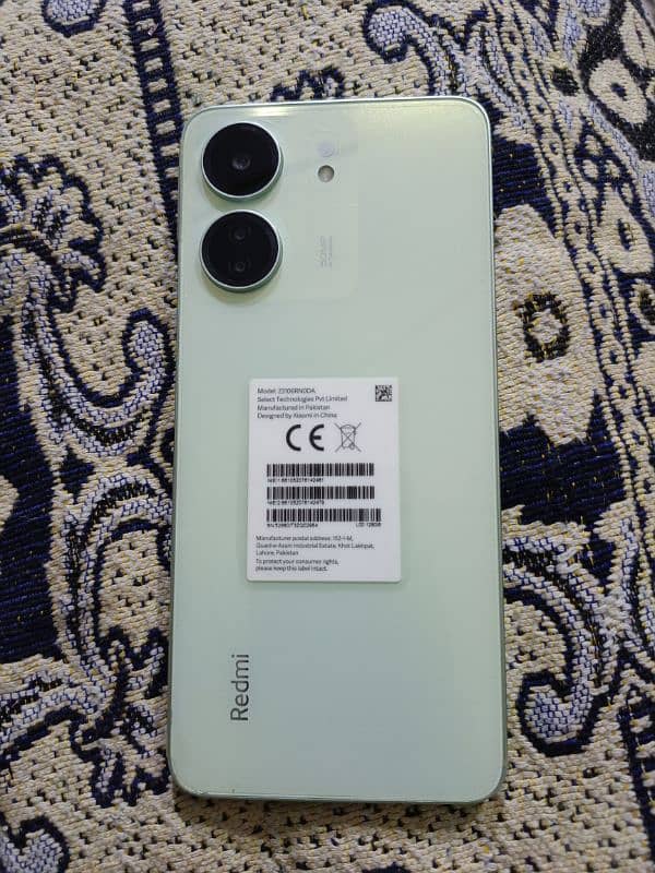 Redmi 13C. 6gb 128gb just like new. 6 month warranty. full box 6